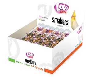 Fugl - Lolo Pets Smakers kiwi box for cockatiel 12 pcs./box - FF73235