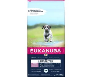 Hund - Eukanuba Puppy & Junior Large Grainfree Ocean Fish 12 kg - EH661200