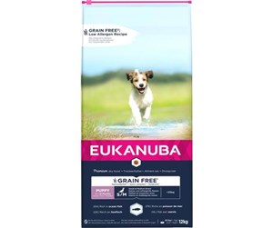 Hund - Eukanuba Puppy & Junior Small/Medium Grainfree Ocean Fish 12 kg - EH651200