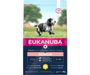 Hund - Eukanuba Senior Medium Breed 3 kg - EH630300