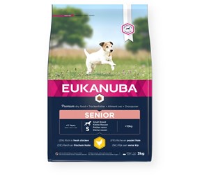 Hund - Eukanuba Senior Small Breed Fresh Chicken 3kg - EH620300