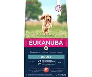 Hund - Eukanuba Adult Small/medium Salmon & Barley 2.5 kg - EH180250