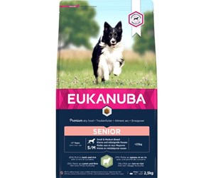 Hund - Eukanuba Senior Small/medium Lamb & Rice 2.5 kg - EH150250