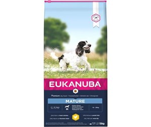 Hund - Eukanuba Mature Medium Breed 15 kg - EH131500