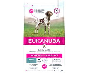 Hund - Eukanuba DailyCare Adult Working & Endurance 2.5 kg - EH100250