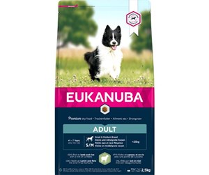 Hund - Eukanuba Adult Small & Medium Lamb & Rice 2.5 kg - EH080250