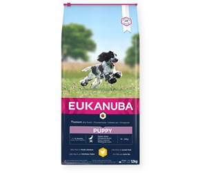 Hund - Eukanuba Puppy Medium Breed Fresh Chicken 12kg - EH021200