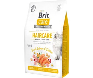 Katt - Brit Care Cat GF Haircare Healthy+Shiny Coat 2kg - BK950200