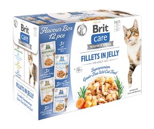 Katt - Brit Care Cat Flavour box Fillet in Jelly 4*3 pcs. (12*85g - BK880102