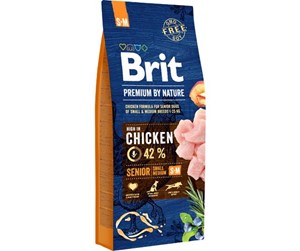 Hund - Brit Premium by Nature Senior S/M 15kg - BH511500