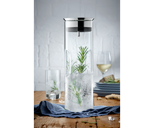 Kjøkkentilbehør - WMF Motion water decanter 1.25 l. stainless steel top - 0651036040