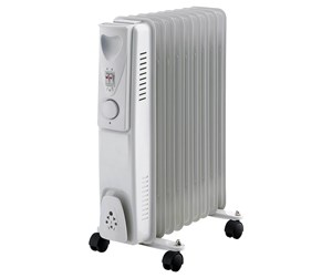 Varme- & Kjøleapparat - Gripo Oil radiator 2000W with 9 ribs, Grey - 5704587036593