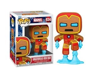 Reklameartikler - Funko! - POP! Marvel: Marvel Holiday - Gingerbread Iron Man - Figur - 0889698506588