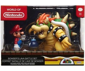 Lekesett - Jakks Super Mario 4 Inch Mario vs. Bowser Figure Set - 64512-4L