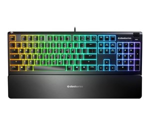 Tastatur - SteelSeries Apex 3 - Tastatur - Amerikansk Engelsk - Svart - 64795