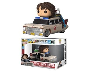 Reklameartikler - Funko! - POP! Rides Super Deluxe - Ecto-1 With Trevor Ghostbusters: Afterlife - Figur - 0889698476799