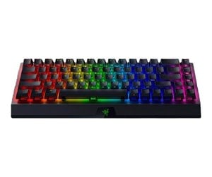 Tastatur - Razer BlackWidow V3 Mini HyperSpeed - Yellow - US - Gamingtastatur - Uten numpad - Amerikansk Engelsk - Svart - RZ03-03891900-R3M1