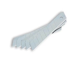 Håndverktøy - OLFA Snap-off Blades 9 mm - 10 pcs - 091511500370