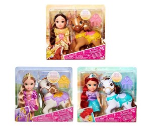 Dukker, Bamser & Utstyr - Jakks Disney Princess Petite Doll & Pony Assorted - 95163-4L-A1