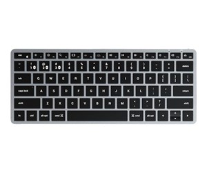 Tastatur - Satechi Slim X1 - Tastatur - Nordisk - Svart - ST-BTSX1M-ND