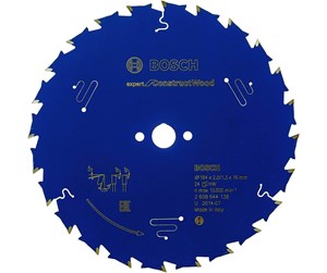 Sirkelsag - Bosch Circular Saw Blade 184 x 16 x 2 mm Expert for Construct Wood - 2608644138