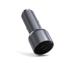 Mobil - Adaptere og ladere - Satechi 40W Dual USB-C PD Car Charger - ST-U2C40CCM