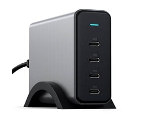  Bærbar PC - Lader - Satechi 165W USB-C 4-Port PD GaN Charger - ST-UC165GM-EU