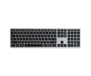 Tastatur - Satechi Slim X3 Bluetooth - Tastatur - Nordisk - Svart - ST-BTSX3M-ND