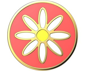 Mobil - Andre tilbehør - PopSockets Enamel Quaint Daisy Coral - 802345