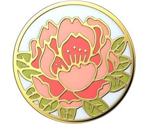 Mobil - Andre tilbehør - PopSockets Enamel Blooming Peony Pink - 802351