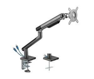 Skjermholder - DUTZO Monitor Mount Arm Slim USB - Single arm (17"-32") - MMASLIU-1