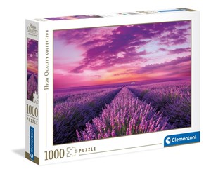 Puslespill - Clementoni 1000 pcs. High Quality Collection Lavender Field - 39606