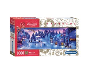 Puslespill - Clementoni 1000 pcs High Quality Collection Panorama Christmas Dream - 39582