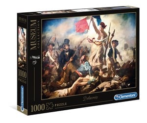 Puslespill - Clementoni 1000 pcs. Museum Collection Liberty Leading The People - 39549