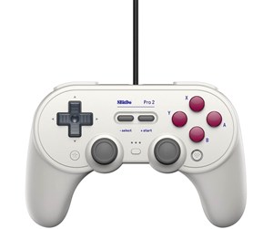 Spill - Tilbehør - 8BitDo Pro 2 Wired Controller for Switch and Windows - G Glassic Edition - Grey - Controller - Nintendo Switch - 6922621501817