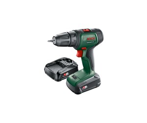 Skru/Bormaskin - Bosch Universal Drill 18V Cordless Impact Driver + 2X1.5AH - 06039D4002