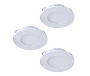 Smarthus - EGLO FUEVA-Z recessed spot Ø85 mm white 3-pack - 900099