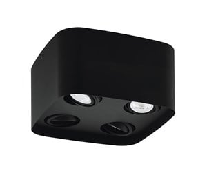 Smarthus - EGLO CAMINALES-Z ceiling lamp 4L black - 99675