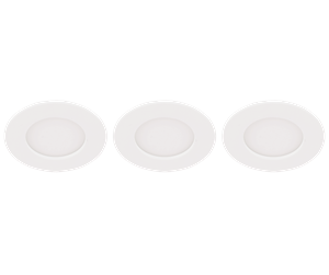 Lamper - EGLO FUEVA 5 recessed spotlight LED 2.7W 3000W 3-stage dimmer 3-pack white - 31172