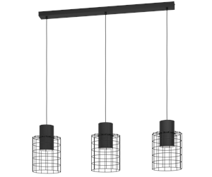 Lamper - EGLO MILLIGAN long table pendant black - 43626