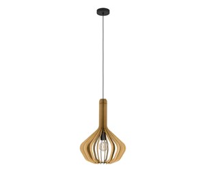 Lamper - EGLO VELASCO pendant light maple - 900152