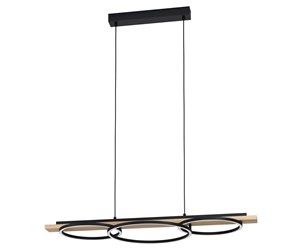 Lamper - EGLO BOYAL pendant LED black/brown - 99625