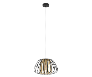 Lamper - EGLO ENCINITOS pendant light black/gold - 99666