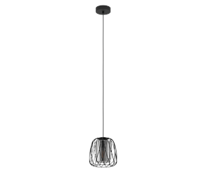 Lamper - EGLO FLORESTA pendant black-transparent - 99705