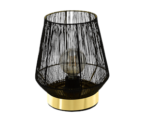 Lamper - EGLO ESCANDIDOS table lamp black/gold - 99808