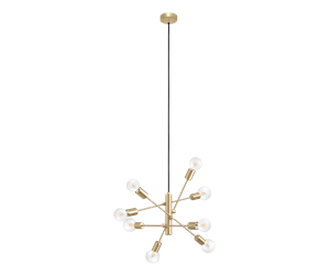 Lamper - EGLO GRADOLI 1 pendant brushed brass - 99811