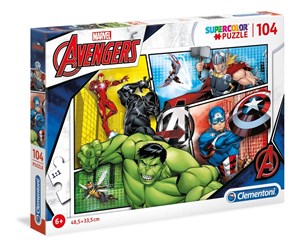 Puslespill - Clementoni 104 pcs Puzzles Kids Avengers - 27284