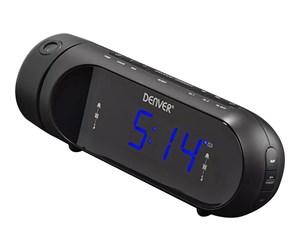 DAB, nettverks- og klokkeradio - DENVER CPR-700 - clock radio - FM - Svart - CPR-700