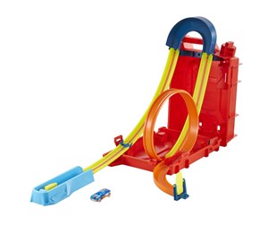 Leketøysbil - Hot Wheels Spor bygger Drivstoffkanne Stunt - HDX78