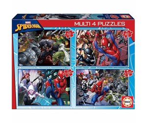 Puslespill - Educa Multi 4 Spider-Man 50-80-100-150 3D Puslespill - 80-18102